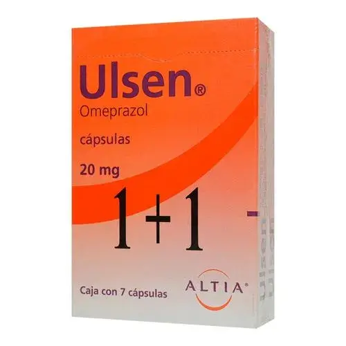 ULSEN 20MG CAPSULAS C/7 (DUAL)