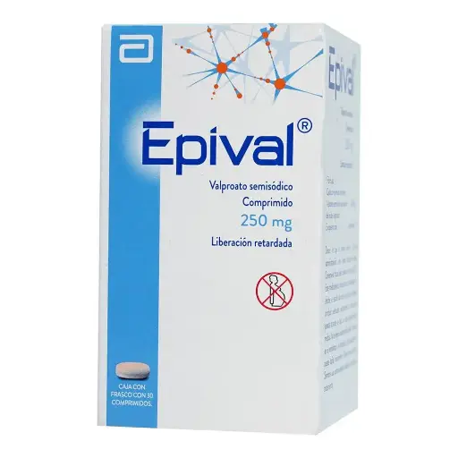 EPIVAL 250MG COMPRIMIDOS C/30