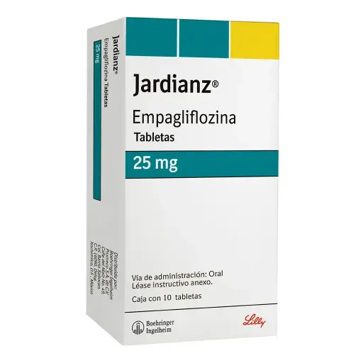 JARDIANZ 25MG TABLETAS C/10