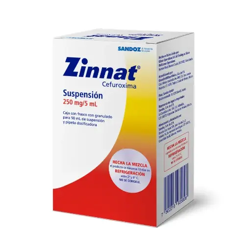 ZINNAT 250MG/5ML SUSPENSION 50ML