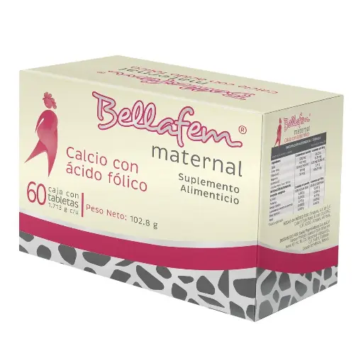 BELLAFEM MATERNAL TABLETAS C/60 *