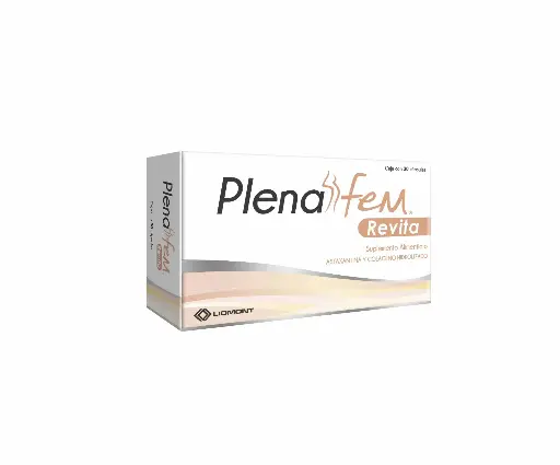 PLENAFEM REVITA SUPLEMENTO ALIMENTICIO CAPSULAS C/30 *