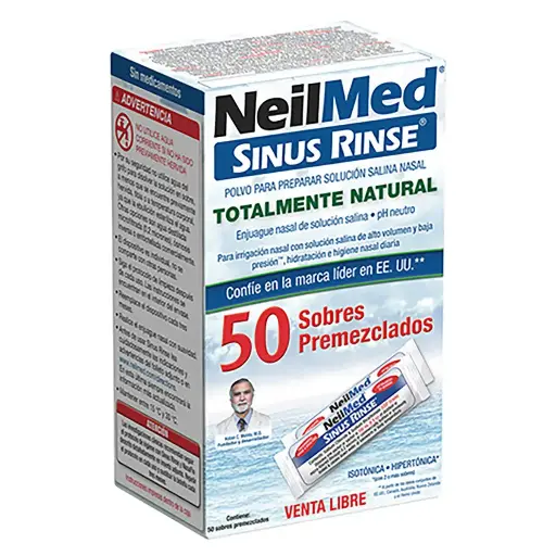 NEILMED SINUS RINSE ENJUAGUE NASAL SOBRES C/50 *