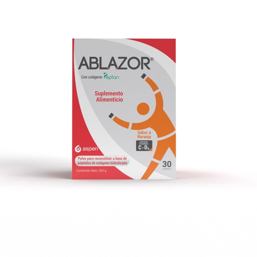 ABLAZOR SUPLEMENTO ALIMENTICIO NARANJA 10G SOBRES C/30 *
