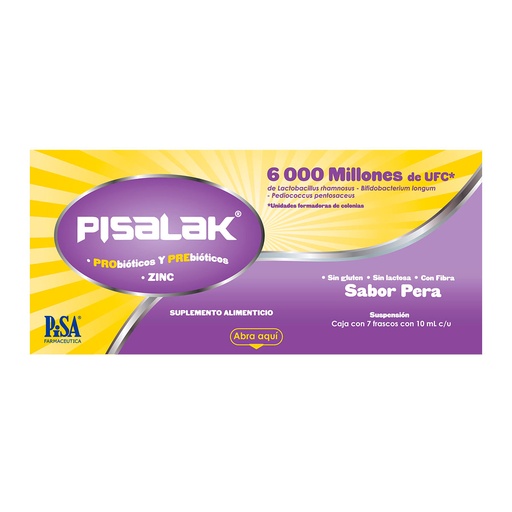 PISALAK SUPLEMENTO ALIMENTICIO FRASCO C/7 10ML *