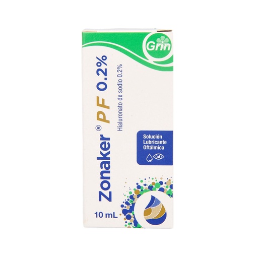 ZONAKER PF 0.2% SOLUCION 10ML