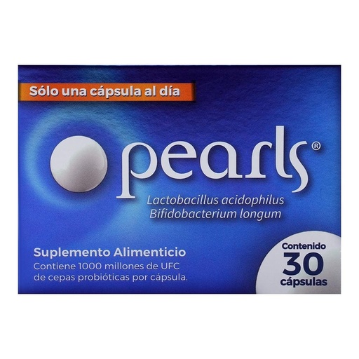 PEARLS ACIDOPHILUS SUPLEMENTO ALIMENTICIO CAPSULAS C/30 *