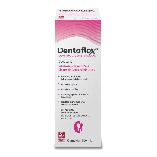 DENTAFLOX CTRL SENS COLUT 250ML *