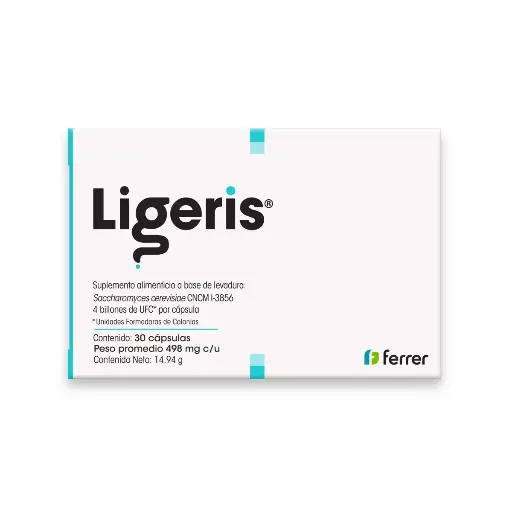 LIGERIS 498MG SUPLEMENTO ALIMENTICIO CAPSULAS C/30 *