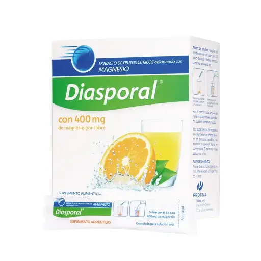 DIASPORAL 400MG SUPLEMENTO ALIMENTICIO SOBRES C/20 *