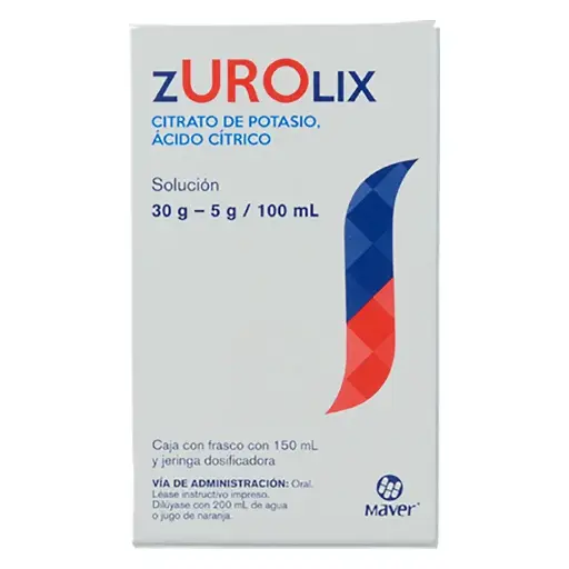 ZUROLIX 30/5G/100ML SOLUCION 150ML (GI)