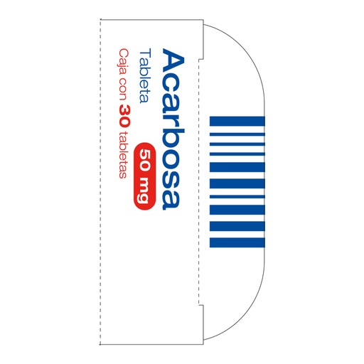 ACARBOSA ALPHARMA 50MG TABLETAS C/30 (GI)