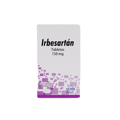 IRBESARTAN ULTRA 150MG TABLETAS C/28 (GI)
