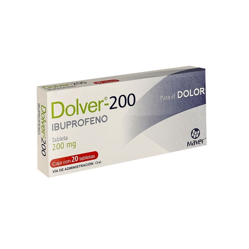 DOLVER 200MG TABLETAS C/20 (GI)