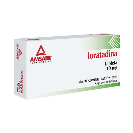LORATADINA AMSA 10MG TABLETAS C/10 (GI)