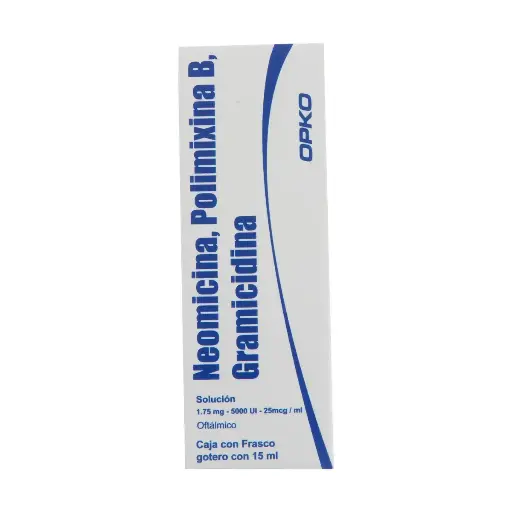 NEOMICINA POLIMIXINA B Y GRAMICIDINA GOTAS 15ML (GI)