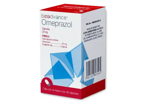 OMEPRAZOL BEADVANCE 20MG CAPS C/30 (GI)