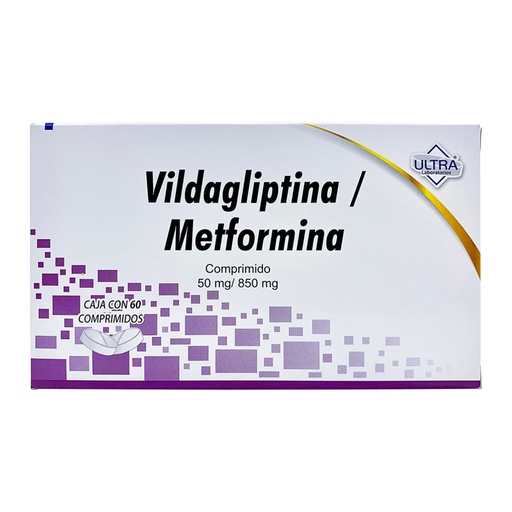 VILDAGLIPTINA/METFORMINA ULTRA 50/850MG CPR C/60 (GI)