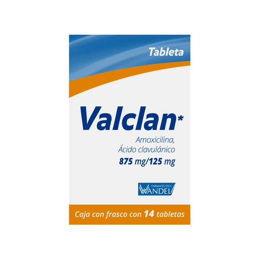 VALCLAN 875/125MG TABLETAS C/14 (GI)