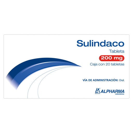 SULINDACO ALPHARMA 200MG TABLETAS C/20 (GI)