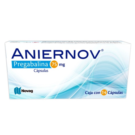 ANIERNOV 75MG CAPSULAS C/14 (GI)