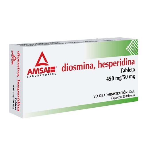 DIOSMI/HESPE AMSA 450/50MG TABLETAS C/20 (GI)