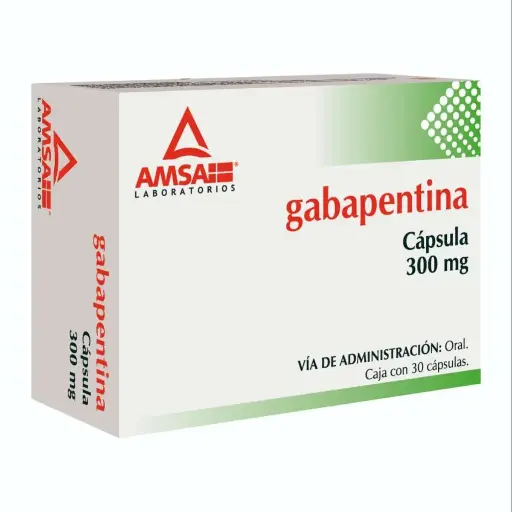 GABAPENTINA AMSA 300MG CAPSULAS C/30 (GI)