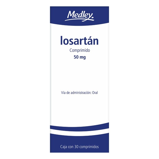 LOSARTAN MEDLEY 50MG COMPRIMIDOS C/30 (GI)