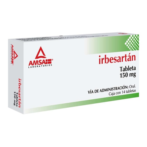 IRBESARTAN AMSA 150MG TABLETAS C/14 (GI)