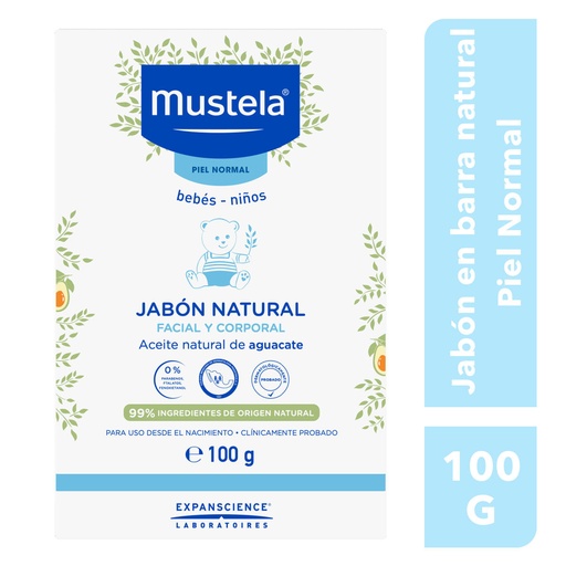 MUSTELA JABON NATURA FACIAL-CORPORAL 100G *