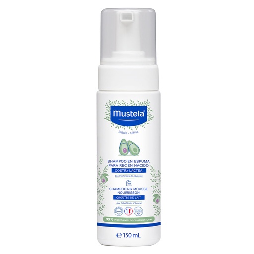 MUSTELA SHAMPOO EN ESPUMA RECIEN NACIDO 150ML