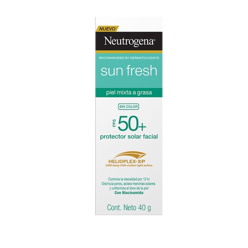 BLOQUEADOR NEUTROGENA SUN FRESH FPS50 S/COLOR 40G