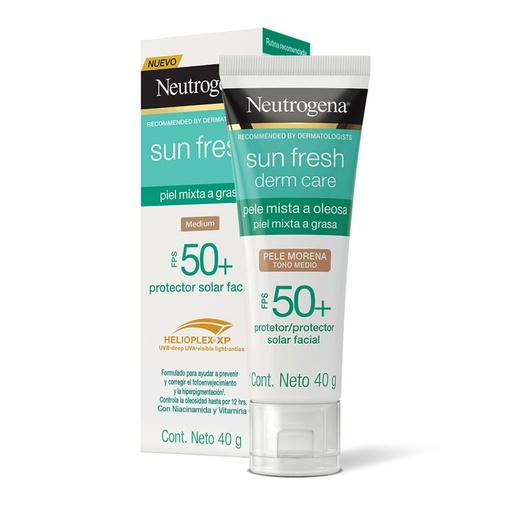 NEUTROGENA BLOQ SUN FRESH FPS 50+ T/MED 40G *