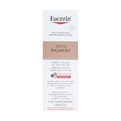 CREMA EUCERIN ANTI-PIGMENT DIA FACIAL 50ML *