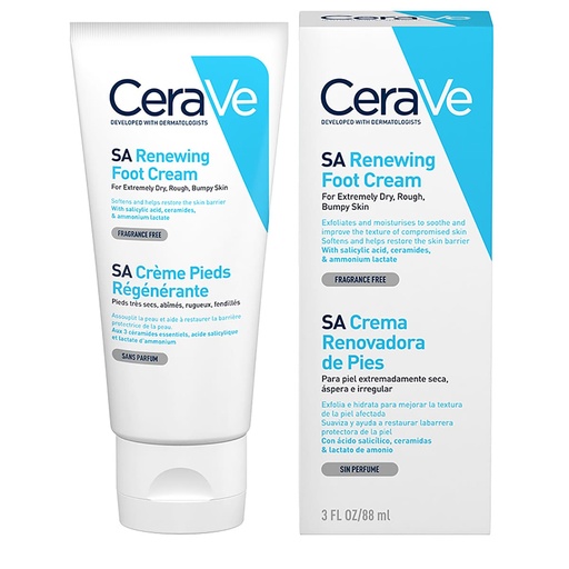 CRA REPARA CERAVE PARA PIES 88 ML *