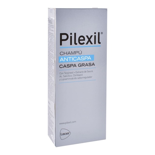 PILEXIL SH ANTICASPA GRASA 300ML