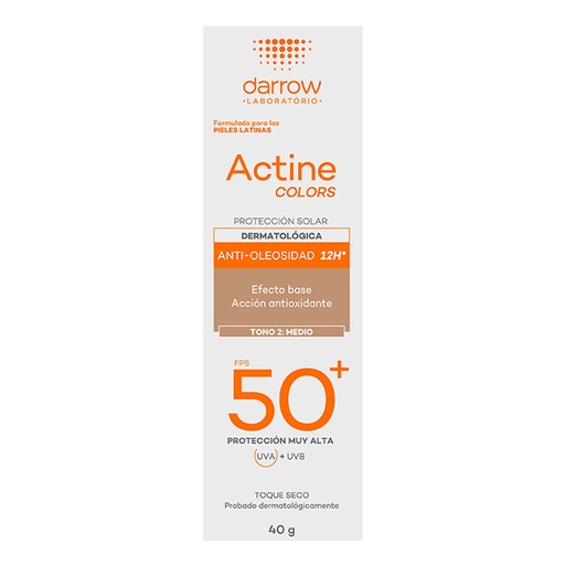 PROTECTOR SOLAR DARROW ACTINE TONO 2 MEDIO 40G *