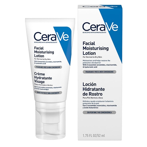 LOCION HIDRATANTE CERAVE CARA 52ML *