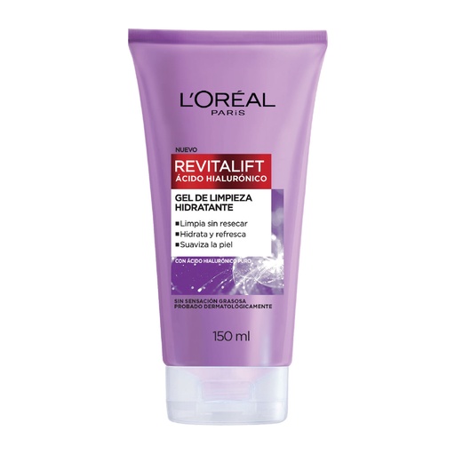 GEL LOREAL LIMPIEZA REVITALIFT AC HIALURONICO 150ML *