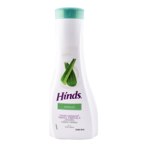 CREMA HINDS NATURAL PIEL SECA 400ML