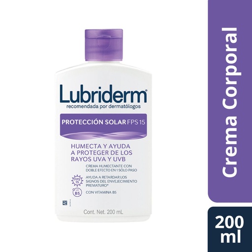 CREMA LUBRIDERM UV FPS15 200ML *