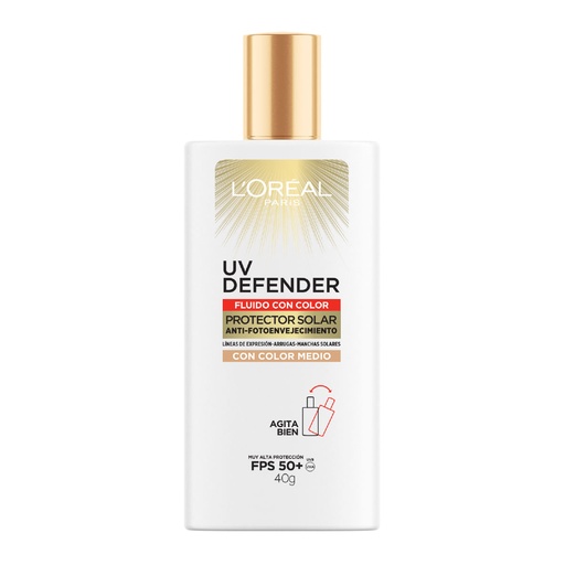 FLUIDO LOREAL UV DEFENDER FPS50 MEDIO 40G *