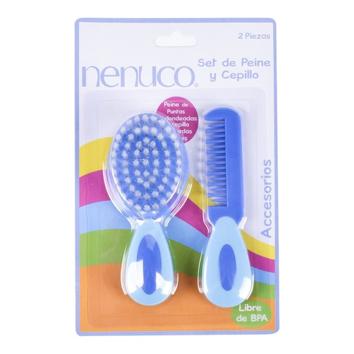 SET PEINE Y CEPILLO NENUCO C/2 *