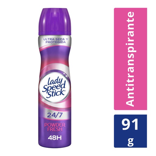DESODORANTE LADY SS AEROSOL POWDER FRESH 150ML