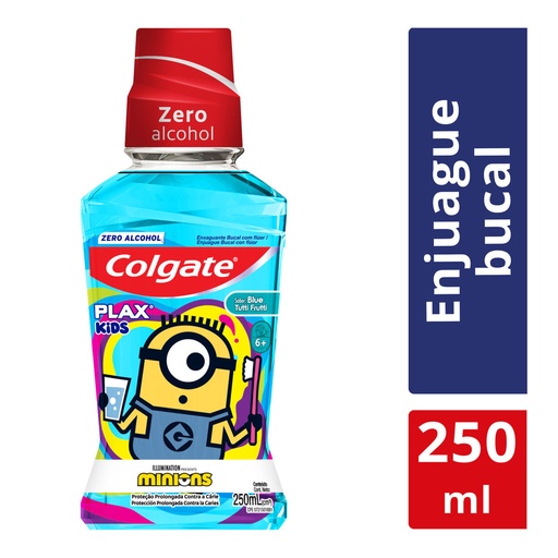 ENJUAGUE BUCAL COLGATE PLAX KIDS MINION 250ML