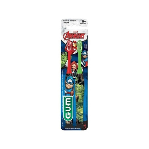 CEPILLO DENTAL GUM INF AVENGERS C/2 *