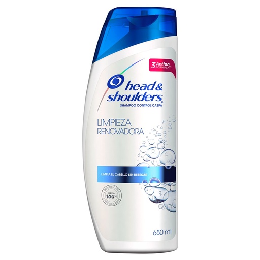 SHAMPOO H&S LIMPIEZA RENOVADORE 650ML