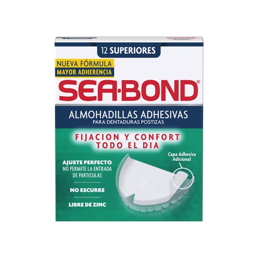 ALMOHADILLA SEA-BOND DENTAL SUP C/12