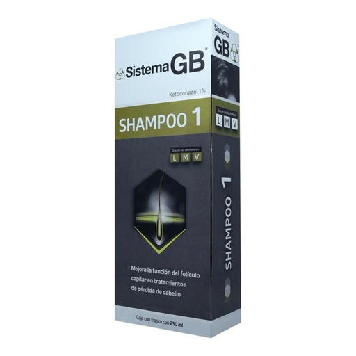 SHAMPOO SISTEMA GB HOMBRE UNO 230 ML
