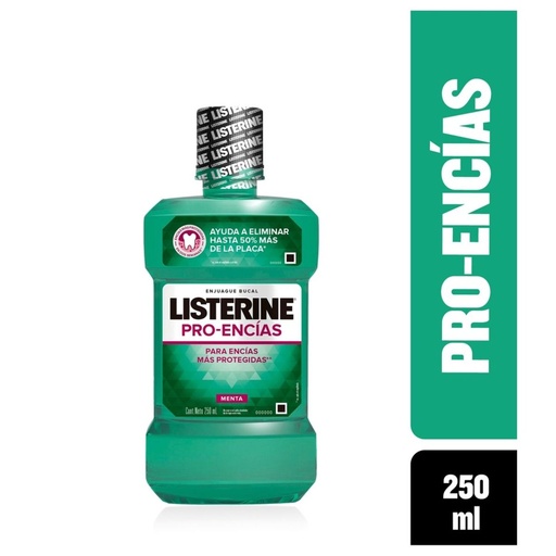 ENJUAGUE BUCAL LISTERINE PRO-ENCIAS MENTA 250ML *